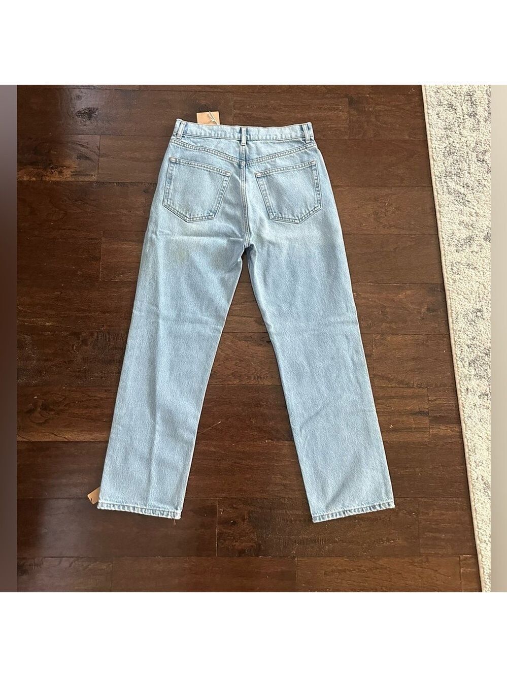 Reformation Cynthia High Rise Straight Leg distressed jeans -size 27-NWT - Picture 9 of 11